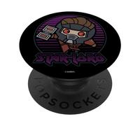 Marvel Guardians Of The Galaxy Star-Lord Cartoon Portrait PopSockets Swappable PopGrip