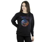 Marvel Guardians Of The Galaxy Stars Fill Logo Sweatshirt In Black Black