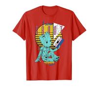 Marvel Guardians Vol. 2 Baby Groot Retro 90's Tape T-Shirt T-Shirt