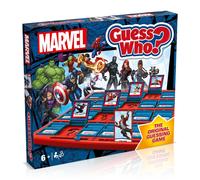 Winning Moves Marvel Guess Who? Board Game, The Avengers, Guardians of the Galaxy and Wakanda forces including Hulk, Iron Man, Black Panther, gift for ages 6 plus