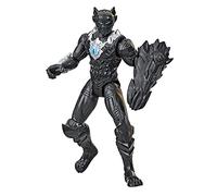 Marvel Hasbro Avengers Mech Strike Monster Hunters Black Panther Toy, 15 cm-Scale Action Figure, Toys for Kids Ages 4 and Up, Multicolor, One Size (F4426)