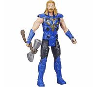 Marvel Hasbro Avengers Titan Hero Series Thor Toy, 30-cm-scale Thor: Love and Thunder Figure, Toys for Children Aged 4 and Up, Multicolor,One Size,F4135