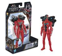 Marvel Hasbro Black Panther Wakanda Forever Ironheart Vibranium Transformation Action Figure 6 Inch Toy Children and Girls Ages 4+