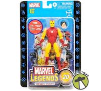 Marvel Hasbro Legends Series 20th Anniversary Series 1 Iron Man 6-Inch Action Figure Collectible Toy, 9 Accessories, Multicolor, F3463