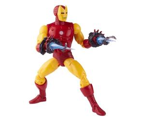 Marvel Hasbro Legends Series 20th Anniversary Series 1 Iron Man 6-Inch Action Figure Collectible Toy, 9 Accessories, Multicolor, F3463