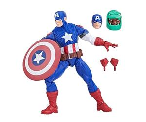 Marvel Hasbro Legends Series: Ultimate Captain America Ultimates, Classic Comic Legends Action Figure, 15 cm, Multicolor, F6616