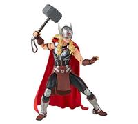 Marvel Hasbro Legends Thor: Love and Thunder Mighty Thor Action Figure 15-cm Collectible Toy, 4 Accessories, 1 Build-A-Figure Part, Multicolor,F1060