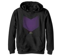 Marvel Hawkeye Arrow Halftone Logo Boys Hoodie, Black, M