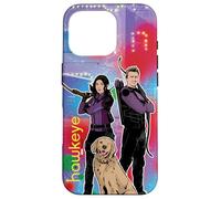 Marvel Hawkeye Clint Barton Kate Bishop Lucky the Pizza Dog Case for iPhone 16 Pro
