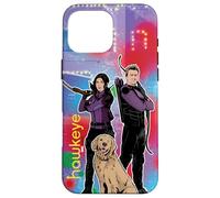 Marvel Hawkeye Clint Barton Kate Bishop Lucky the Pizza Dog Case for iPhone 16 Pro Max