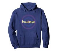 Marvel Hawkeye Purple Target Pullover Hoodie, Adult Unisex, Navy Blue, Large