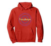 Marvel Hawkeye Purple Target Pullover Hoodie, Adult Unisex, Red, X-Large