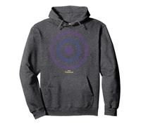Marvel Hawkeye Two Tone Bullseye Logo Pullover Hoodie, Adult Unisex, Dark Heather Grey, Medium