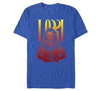 Marvel Hella Loki Organic Short Sleeve T-Shirt, Bright Blue, XL