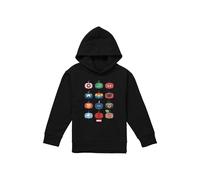 Marvel Hero Pumpkins Youth Kids Pull-Over Hoodie, Black | Size: 5-6 Years Marvel Black 5-6 Years
