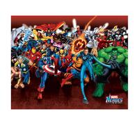 Marvel Heroes Attack Mini Poster Multi One Size
