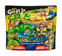 Marvel Heroes of Goo Jit Zu Incredible Hulk vs Infinity Power Thanos Figure Pack