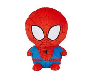Marvel Huggables Spider-Man Plush Toy 35 cm - Large Cuddly Toy Superhero to Collect and Play, Extra Soft, Detailed Character, Fan Item for Children and Fans