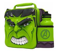 Marvel Hulk 3D Thermal Lunch Bag with Sports Bottle