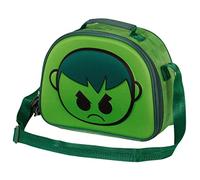 Marvel Hulk Bobblehead-3D Lunch Bag, Green, 25.5 x 20 cm