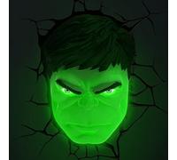 3DLightFX Marvel Avengers Hulk Face 3D Deco Light