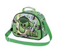 Marvel Hulk Greenmass-3D Lunch Bag, Green, 25.5 x 20 cm