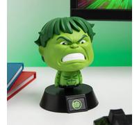Paladone Marvel Hulk Icon Light, 11cm Desk or Bedside Lamp, AAA Battery Powered, Officially Licensed