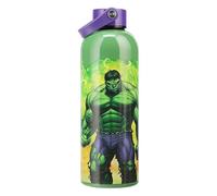 Paladone Marvel Hulk Stainless Steel Water Bottle with Carry Loop, 500ml, Insulated to Keep Drinks Hot or Cold, Officially Licensed