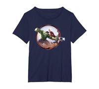 Marvel Hulk Thor Battle of The Century T-Shirt, Women's Plus, Navy Blue, 2X