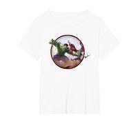 Marvel Hulk Thor Battle of The Century T-Shirt, Women's Plus, White, 6X