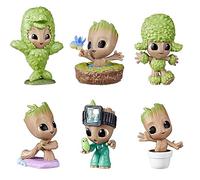 Marvel I Am Groot Figure Collection, 6 Mini Groot Action Figures Set, Super Hero Toys, Toys for Kids Ages 4 and Up