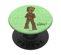 Marvel I Am Groot Super Cute Seedling Superhero Poster PopSockets Adhesive PopGrip
