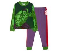Marvel Incredible Hulk Pyjamas for Boys Dress Up Pjs Kids Avengers Novelty Full Length Set