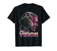 Marvel Infinity War Vision Big Head Profile Graphic T-Shirt T-Shirt