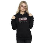 Marvel Iron Man Aka Tony Stark Hoodie In Black Black L