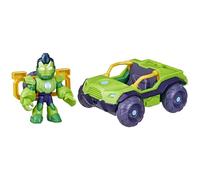 Marvel Iron Man and his Awesome Friends Iron Hulk, Action Figure and Toy Vehicle, Green