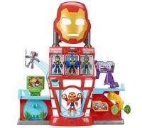 Iron Man and His Awesome Friends Marvel Iron Quarters Boys & Girls Electronic Playset