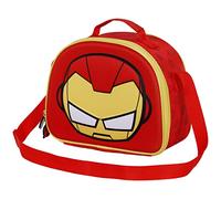 Marvel Iron Man Bobblehead-3D Lunch Bag, Red, 25.5 x 20 cm