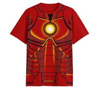 Marvel Iron Man Tony Stark Costume Suit Adult T-Shirt, Red, L