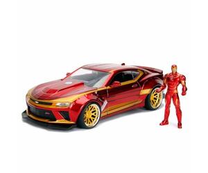 MARVEL IRONMAN 2016 CHEVY CAMARO SS 1:24 SCALE DIE-CAST CAR