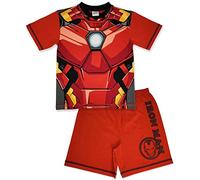 Marvel Ironman Avengers short pyjamas with glow in the dark front