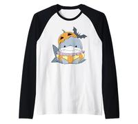 Marvel Jeff The Land Shark in Halloween Pumpkin Costume Raglan Baseball Tee