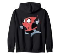 Marvel Jeff the Land Shark in Spider-Man Costume Zip Hoodie