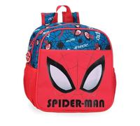 Marvel Joumma Spiderman Authentic Backpack Nursery Red 21x25x10cm Polyester 5.25L, red, Daycare Backpack