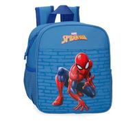 Marvel Joumma Spiderman Vigilante Backpack Preschool Blue 21x25x10cm Polyester 5.25L, blue, One Size, Preschool Backpack