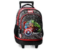 Marvel Joumma Team Avengers 2-Wheel Backpack Black 32x45x21 cm PVC 30,24L