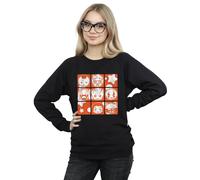 Marvel Kawaii Guardians Of The Galaxy Retro Sweatshirt In Black Black L