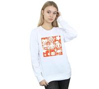 Marvel Kawaii Guardians Of The Galaxy Retro Sweatshirt In White White L