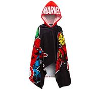 Marvel Kids Avengers Hooded Towel Spider-Man Hulk Captain America Ponch Beach Bath Towel Wrap Robe