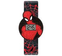 Marvel Kids Black Spiderman Slap Band Watch